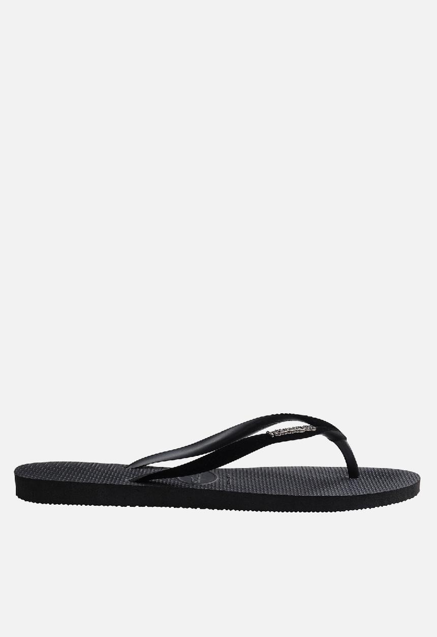 Havaianas - Slim velvet - black & dark metallic grey