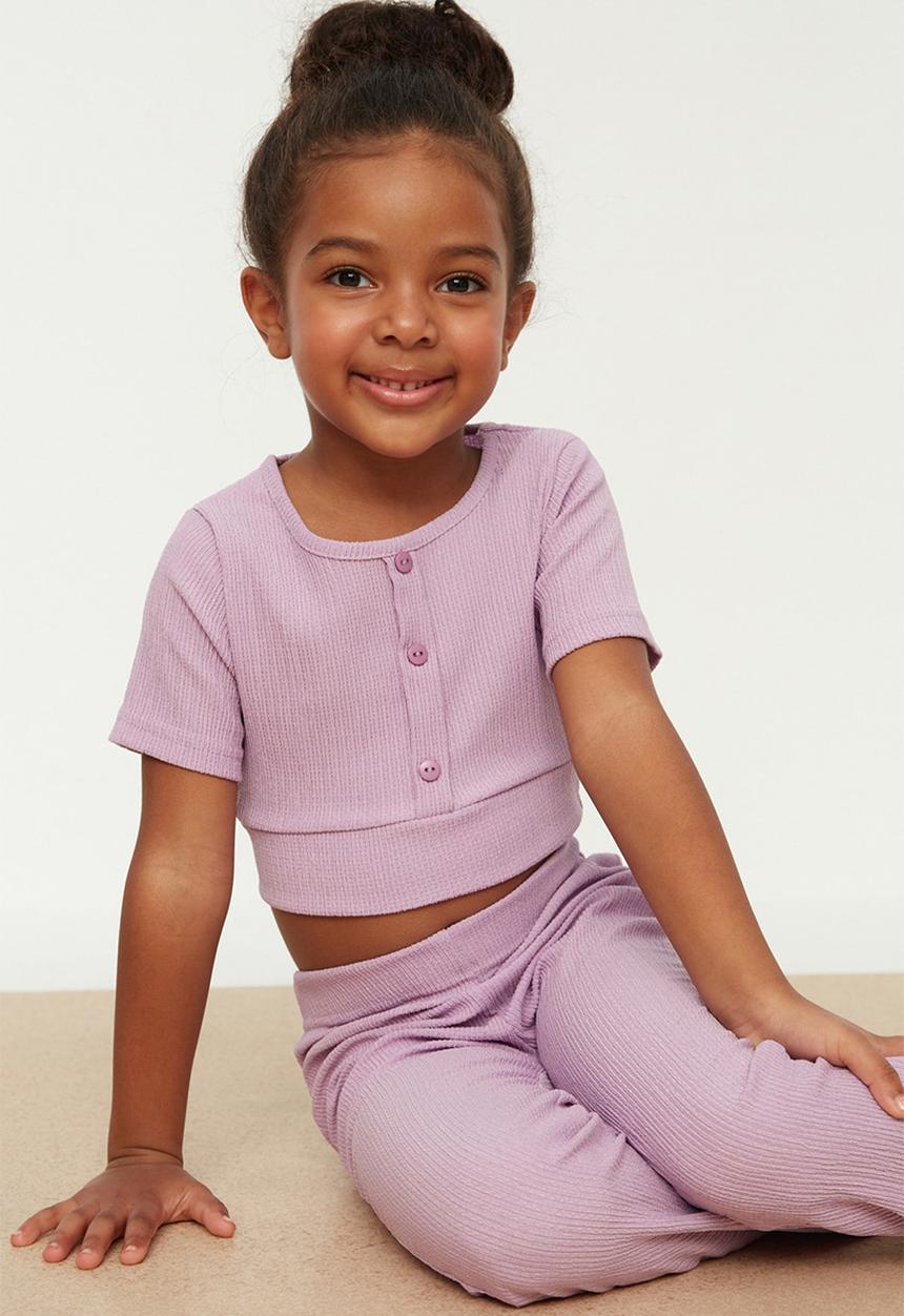 Trendyol - Girls bottom and top set - lilac