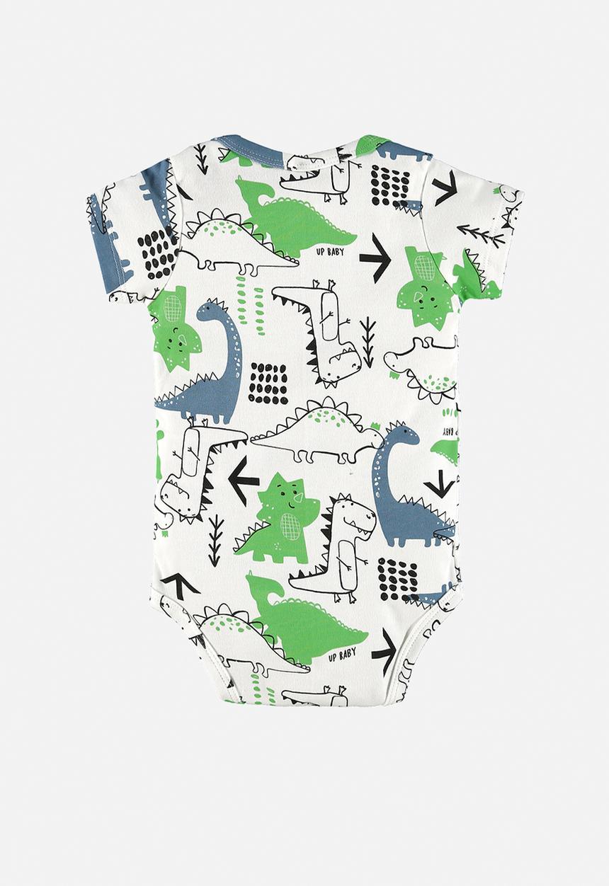 UP Baby - Soft jersey cotton bodysuit - off white