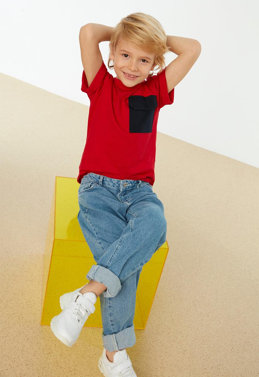 Trendyol - Boys T-shirt - red