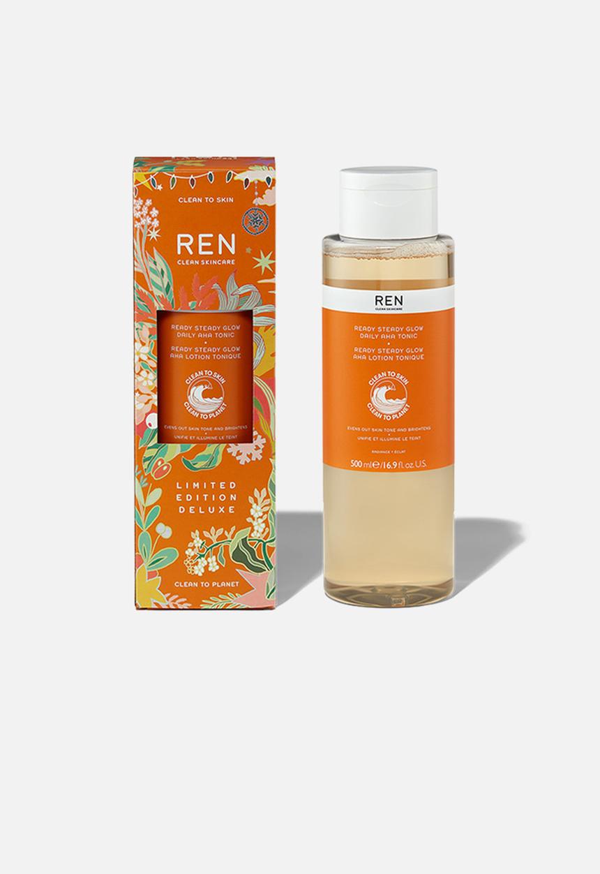 REN Clean Skincare - Limited Edition Ready Steady Glow Daily AHA Tonic Supersize