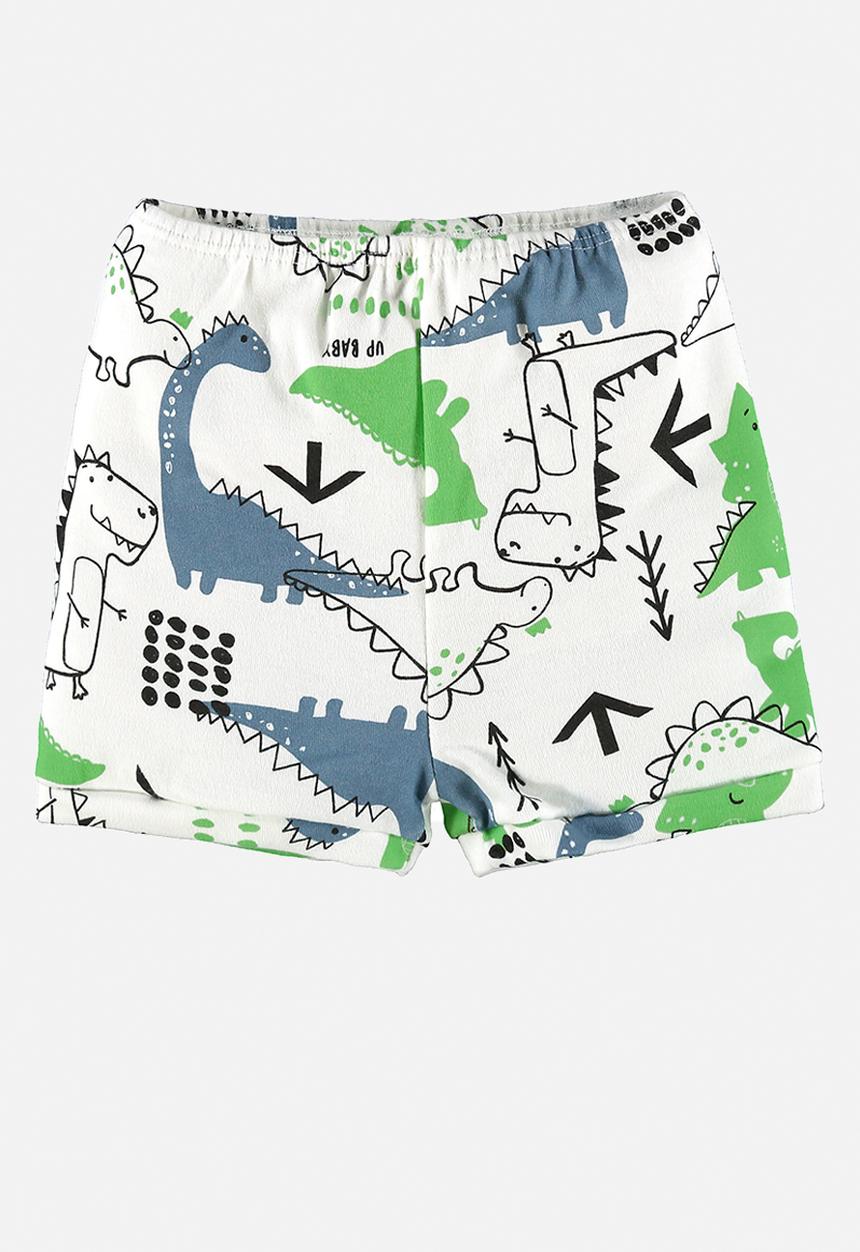 UP Baby - Soft jersey cotton shorts - off white