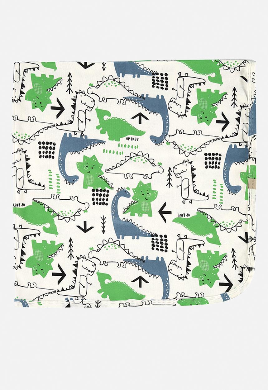 UP Baby - Soft jersey cotton blanket - off white