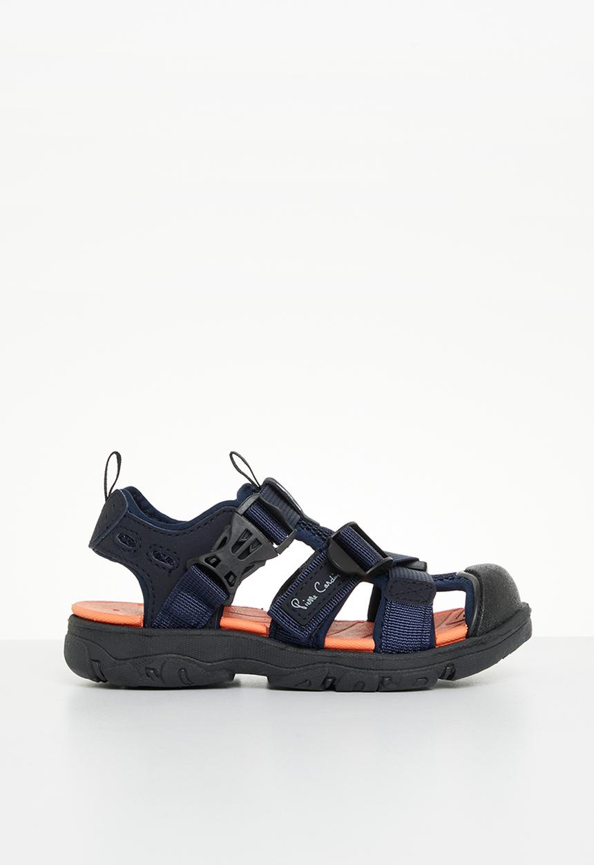 Pierre Cardin - Closed toe beach sandal - navy & orange