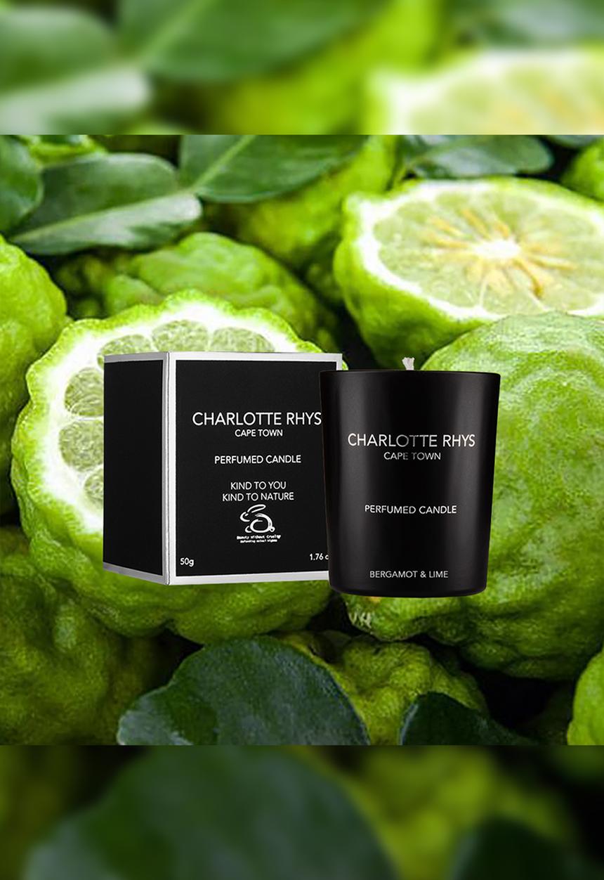 CHARLOTTE RHYS - Bergamot & Lime Scented Mini Candle