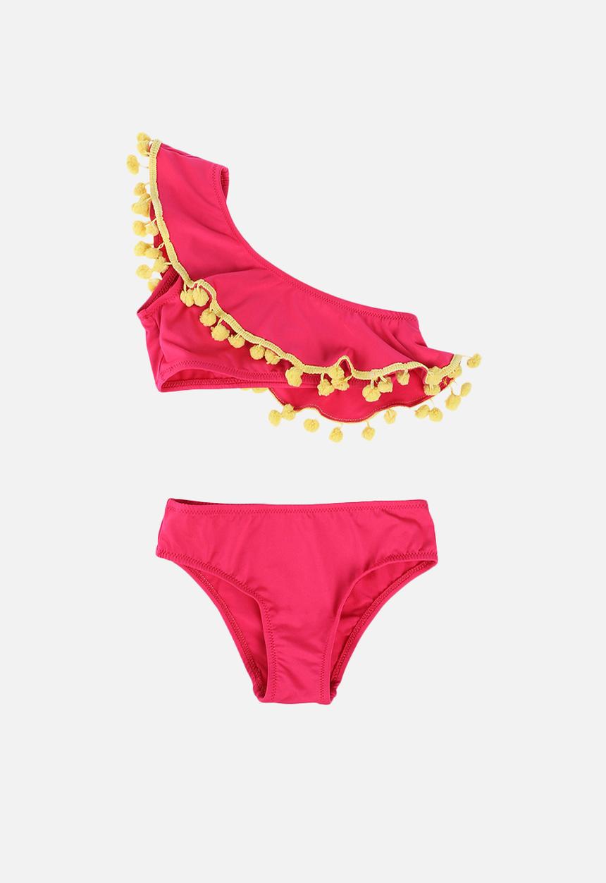 Trendyol - Girls bikini top and bottom - pink