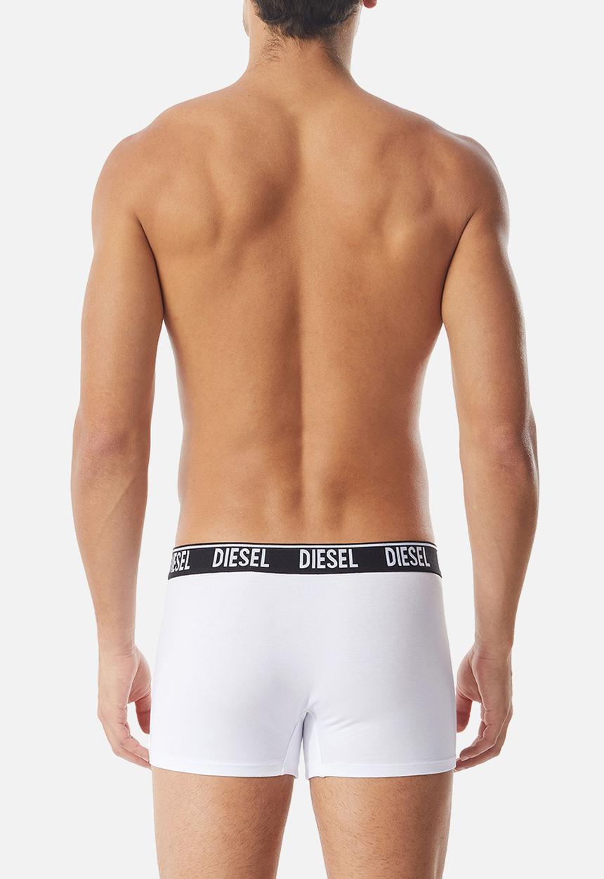 Diesel  - Umbx-damien two pack boxer briefs - black & white contrast