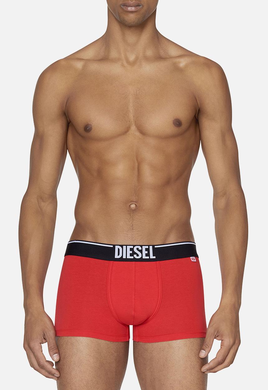Diesel  - Umbx-damien two pack boxer briefs - black & red