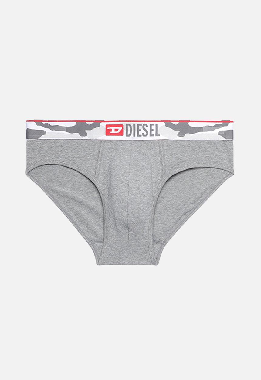 Diesel  - Umbr-andre two pack briefs - grey & camo