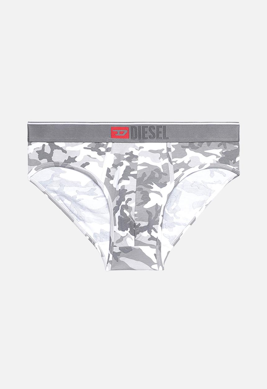 Diesel  - Umbr-andre two pack briefs - grey & camo