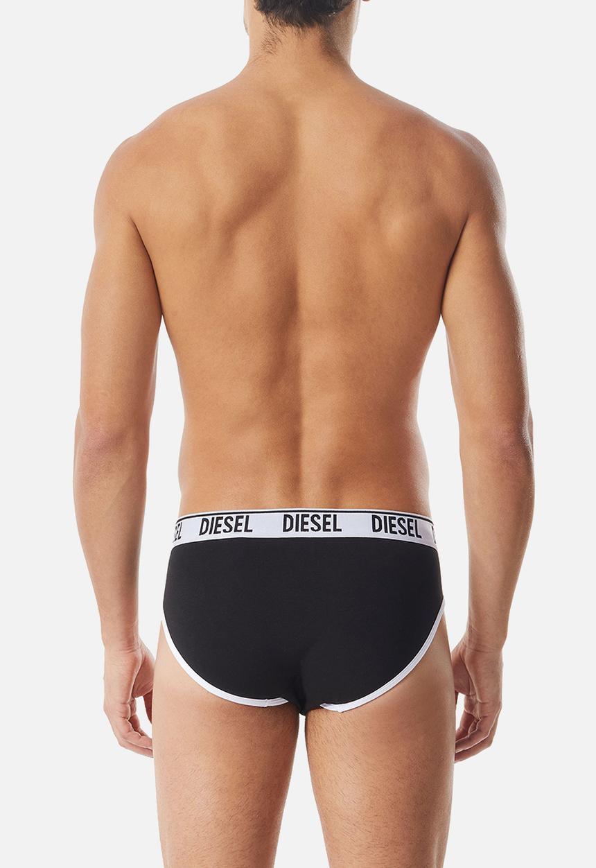 Diesel  - Umbr-andre two pack briefs - white & black