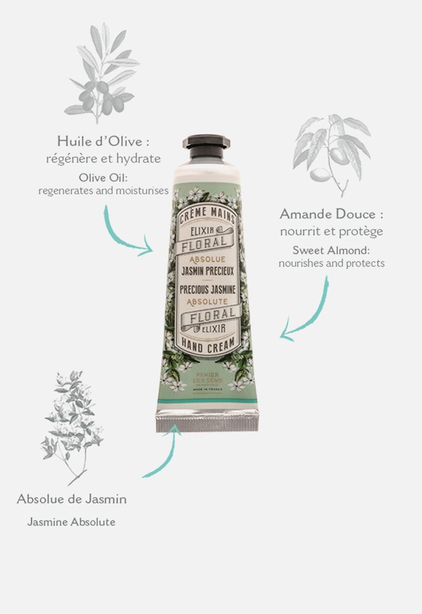 Panier Des Sens - Precious jasmine 30ml hand cream