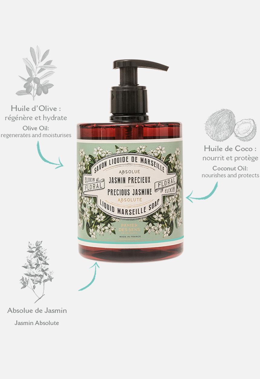 Panier Des Sens - Precious jasmine liquid marseille soap