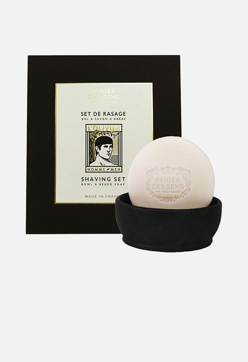 Panier Des Sens - L'Olivier Shaving Set - Bowl & Beard Soap