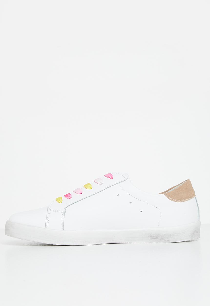 Julz - Pixie leather sneaker - white