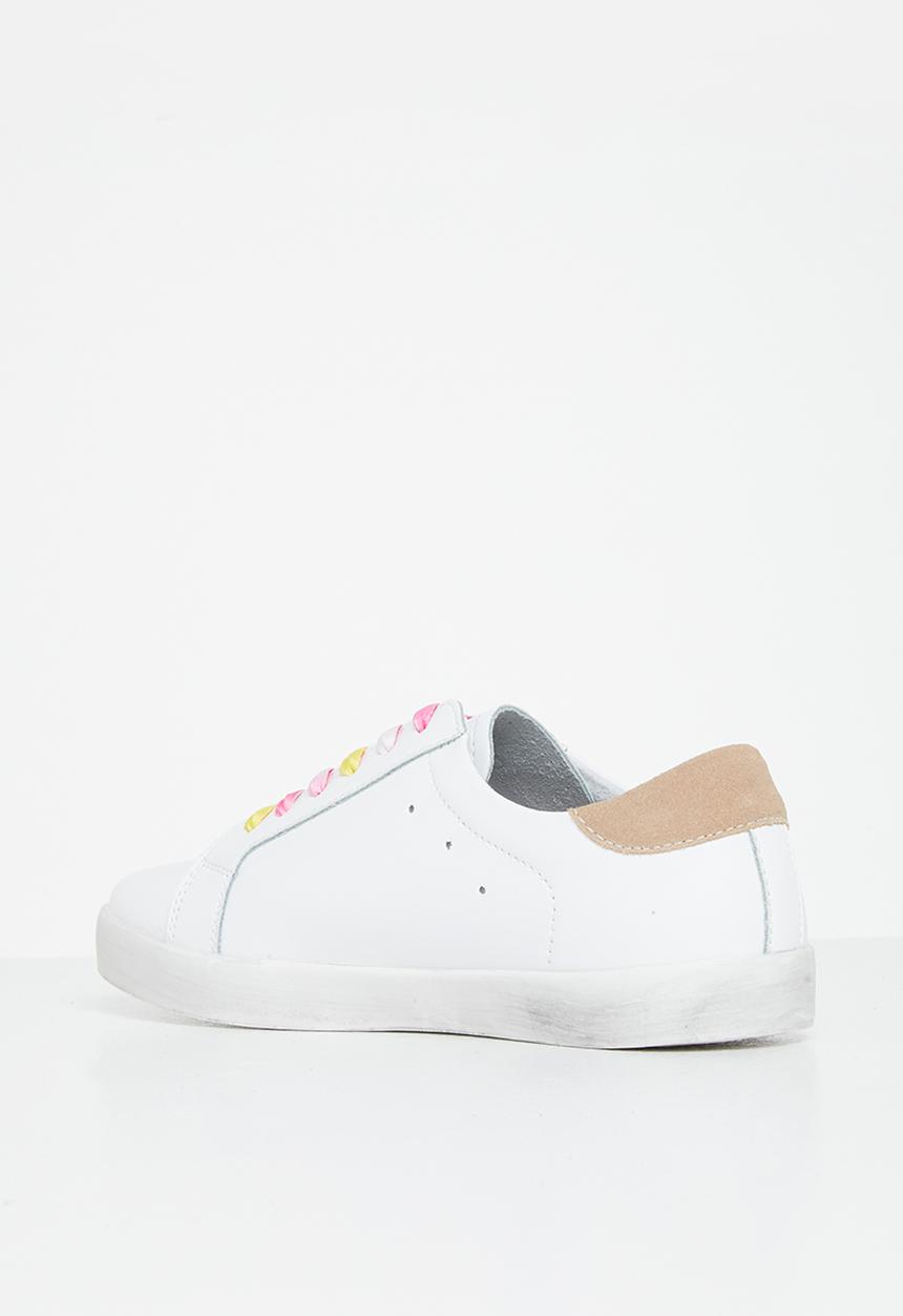 Julz - Pixie leather sneaker - white