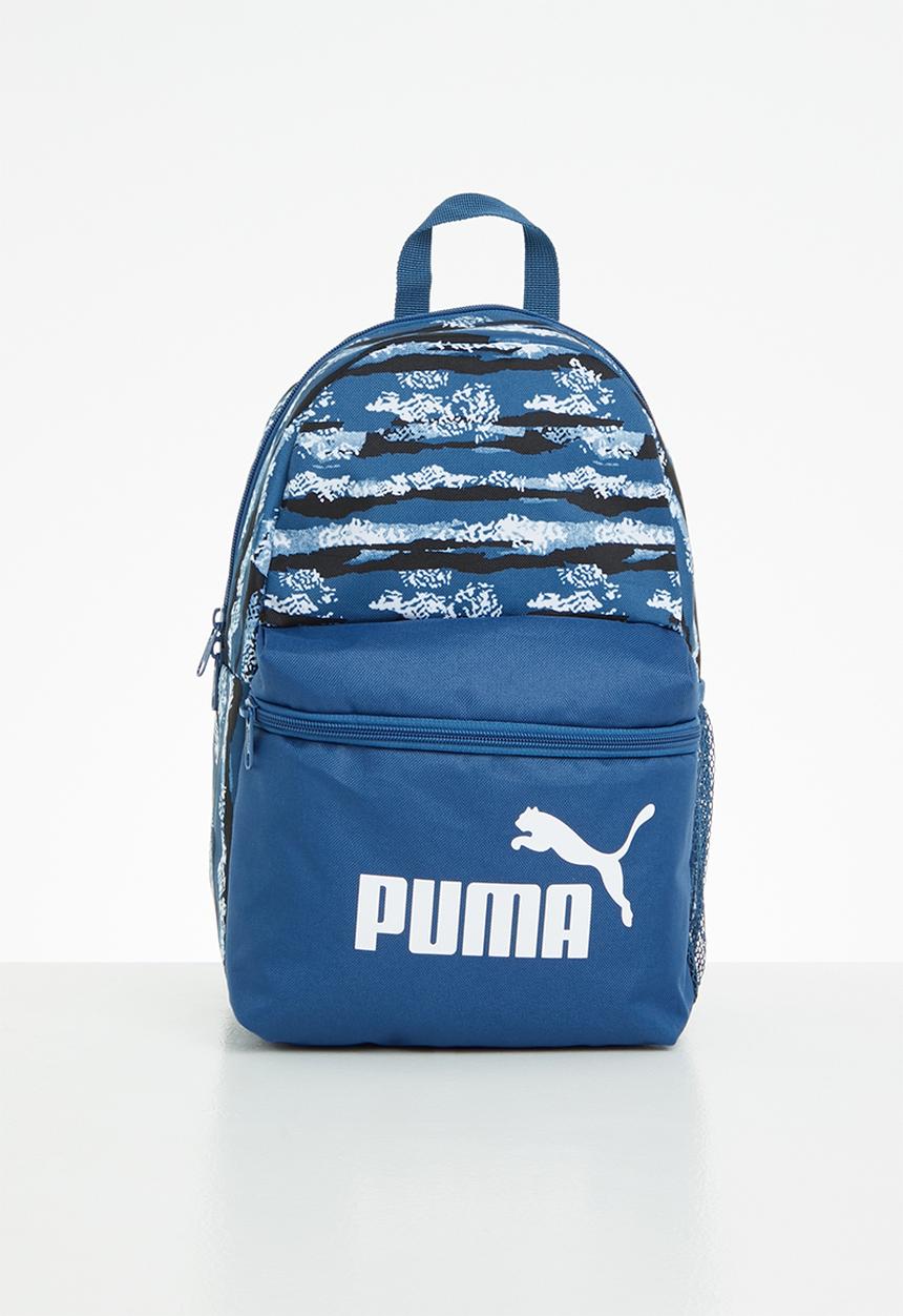 PUMA - Puma phase small backpack- lake blue-alpha boys aop
