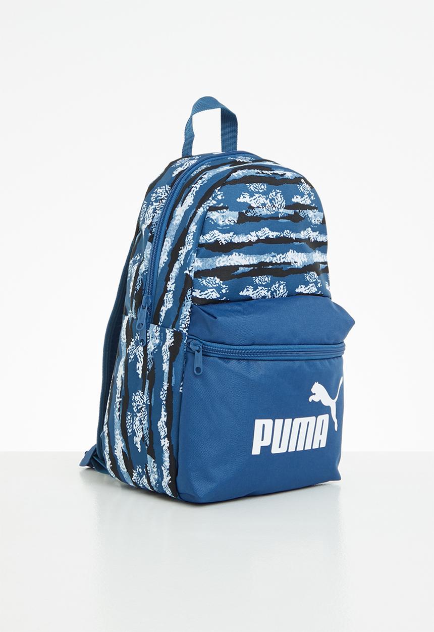 PUMA - Puma phase small backpack- lake blue-alpha boys aop