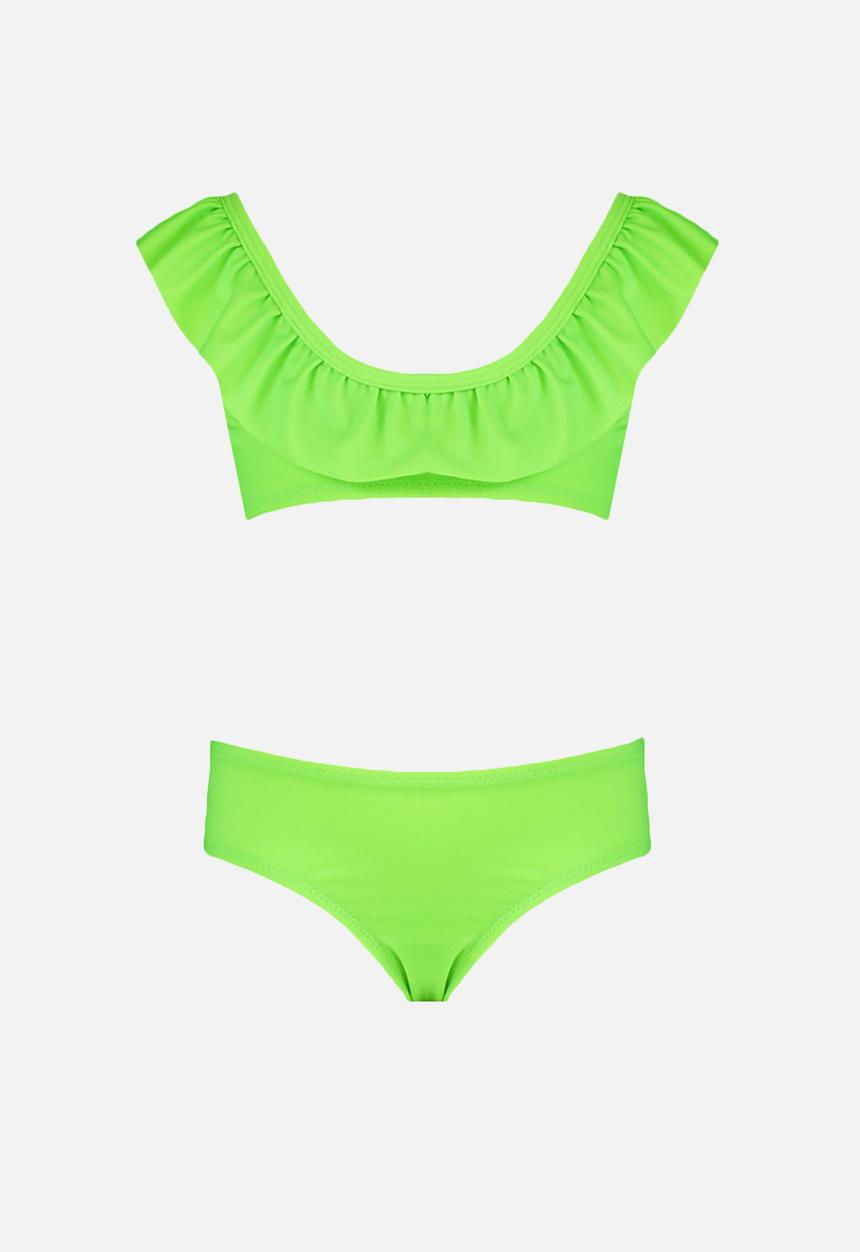 Trendyol - Girls bikini top and bottom - green