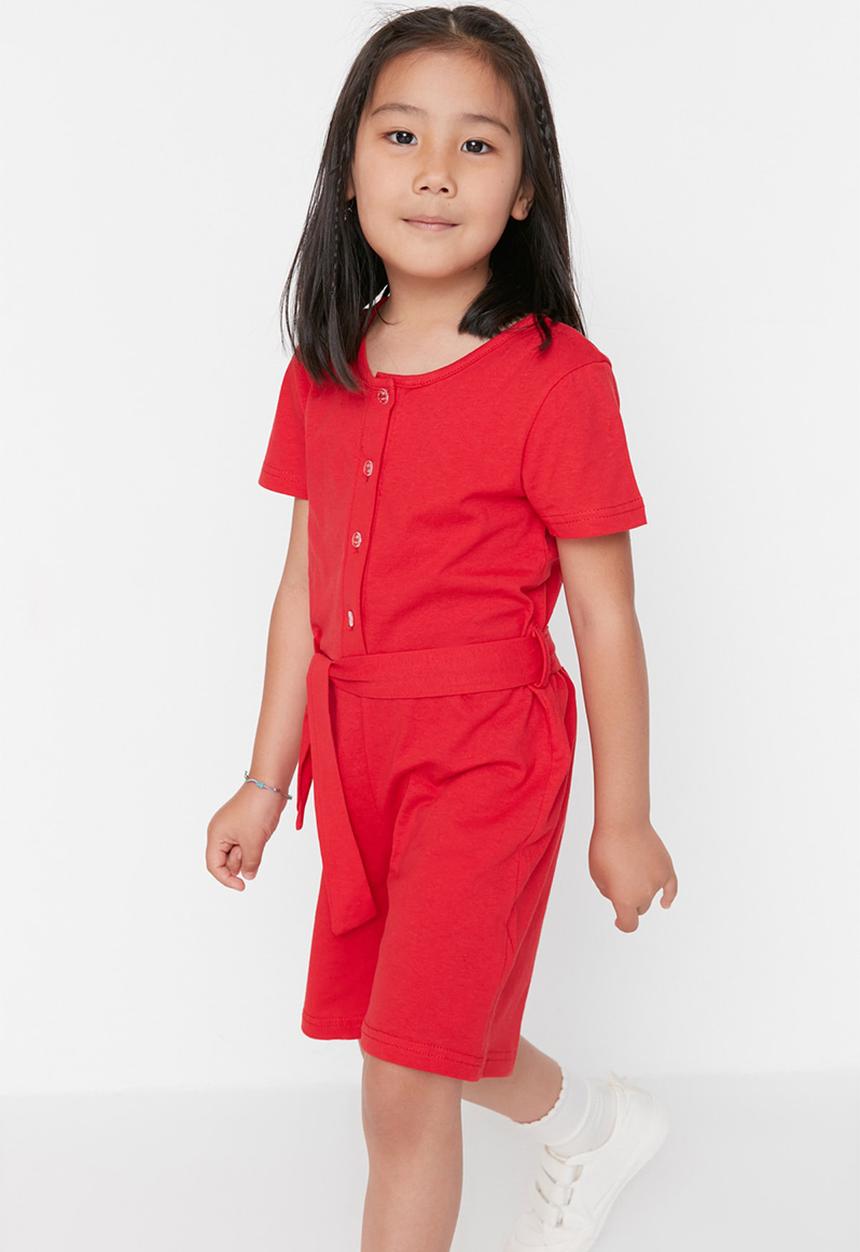 Trendyol - Girls jumpsuit - red