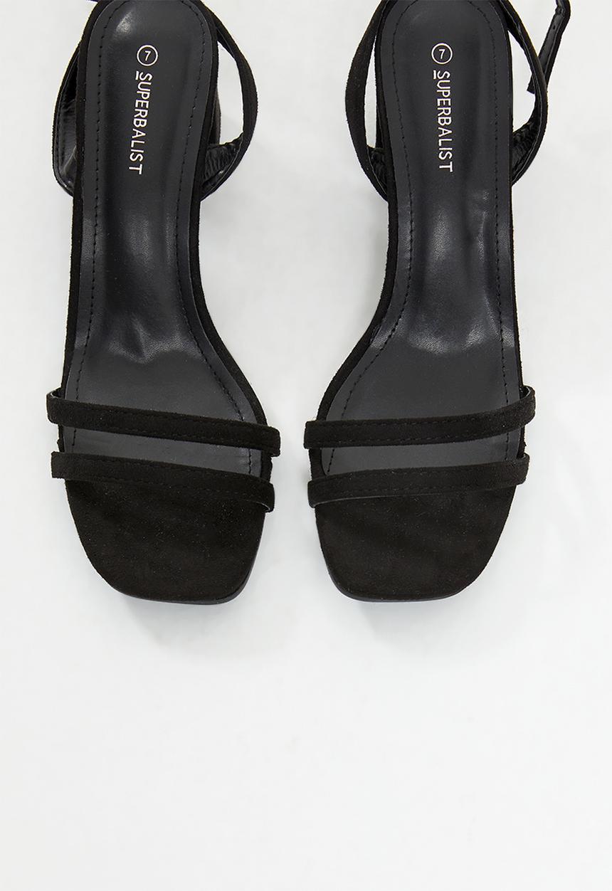 Superbalist - Lydia ankle strap heel - black