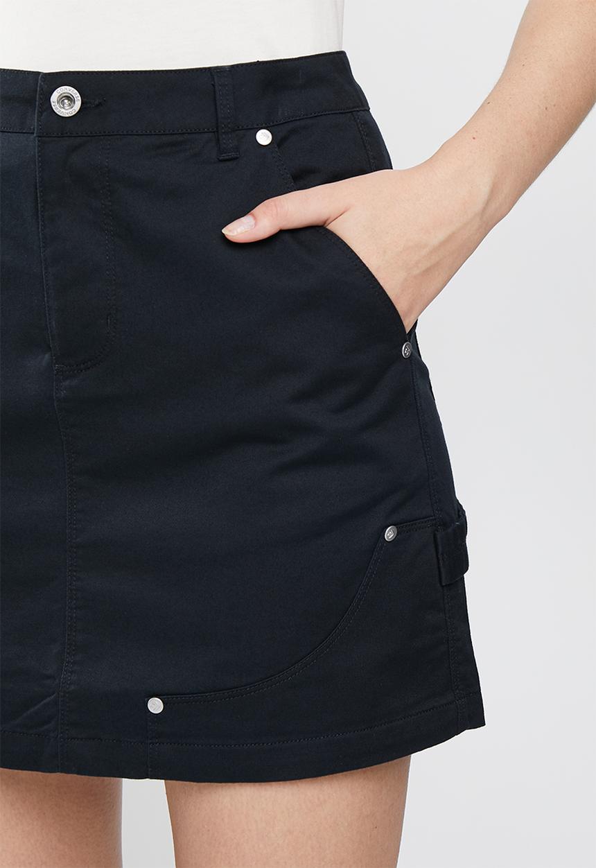 Converse - High waisted mini skirt - converse black