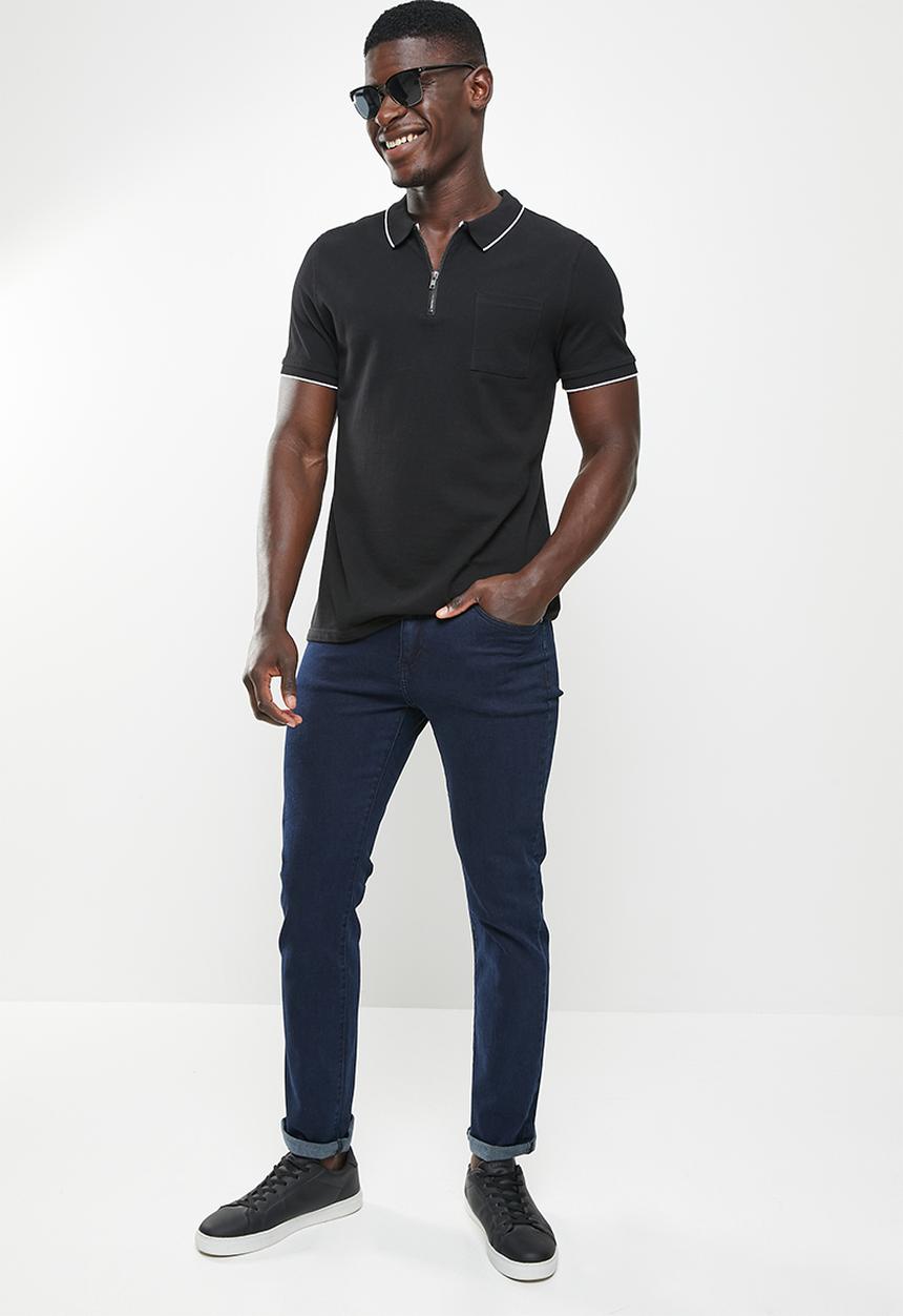 Pierre Cardin - Pc mano regular fit - blue & black