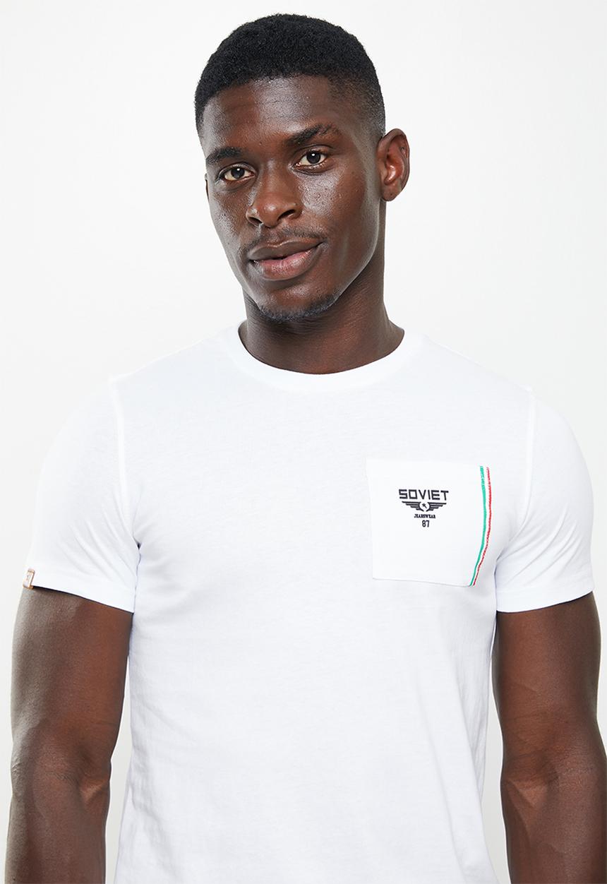 SOVIET - M icon short sleeve tee - white