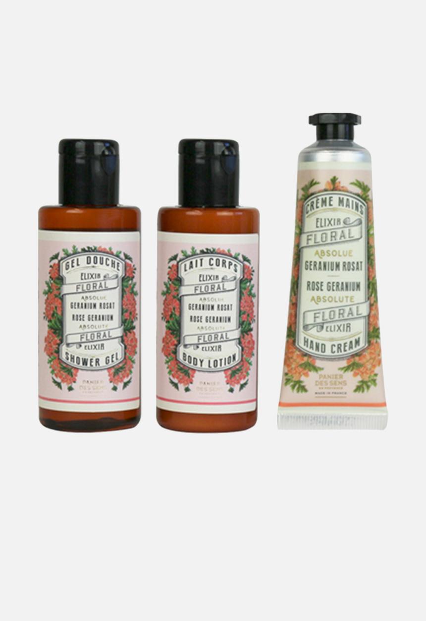 Panier Des Sens - Rose Geranium Weekend Set
