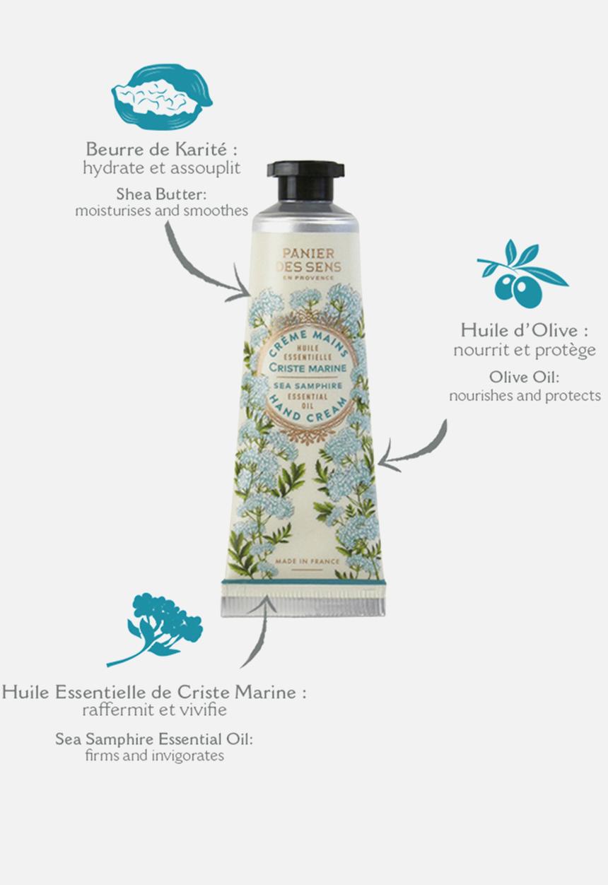 Panier Des Sens - Stimulating sea samphire hand cream