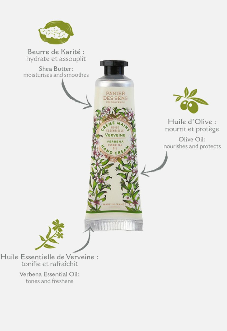 Panier Des Sens - Energising verbena 30ml hand cream