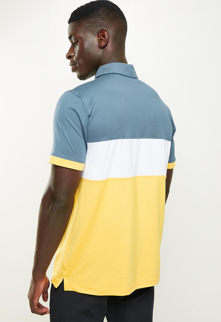 PUMA - Cloudspun golf highway polo - evening sky/mustard seed