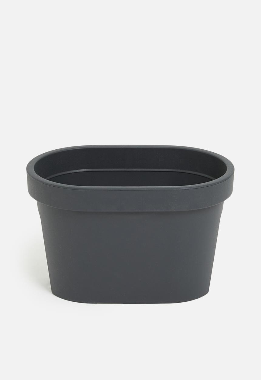 H&S - Balcony outdoor pot plant- grey