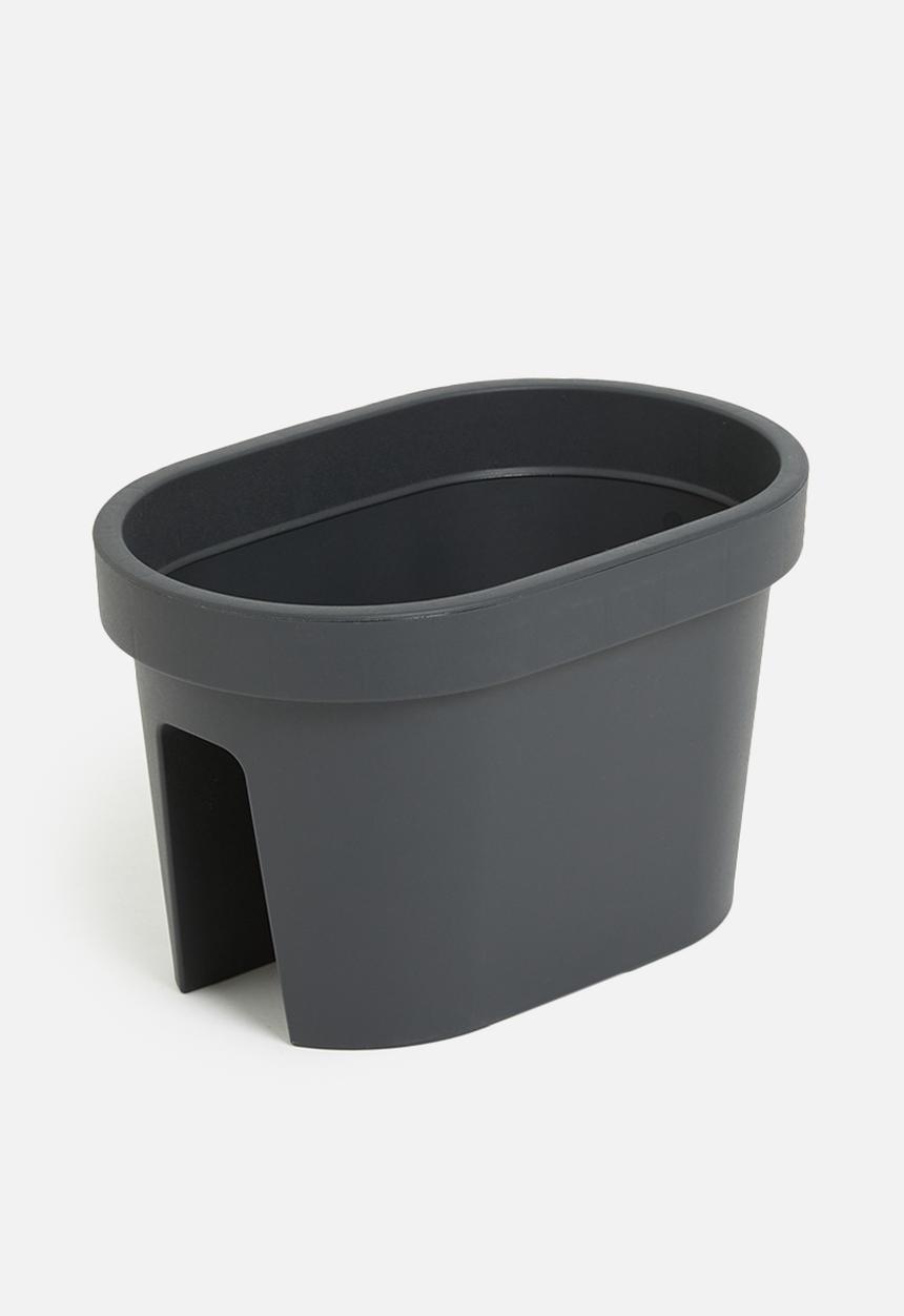 H&S - Balcony outdoor pot plant- grey