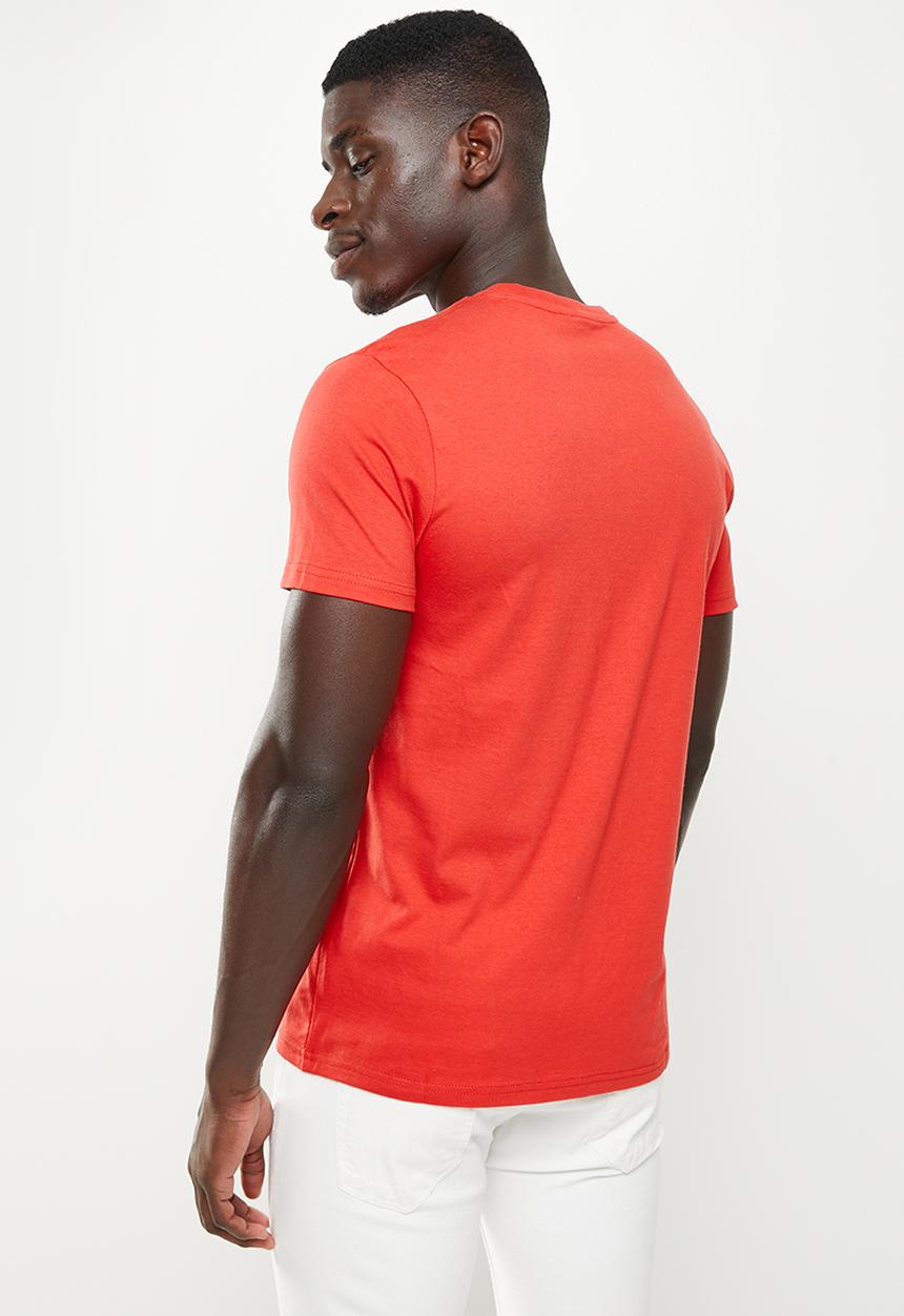 POLO - Men equestrian tee - red