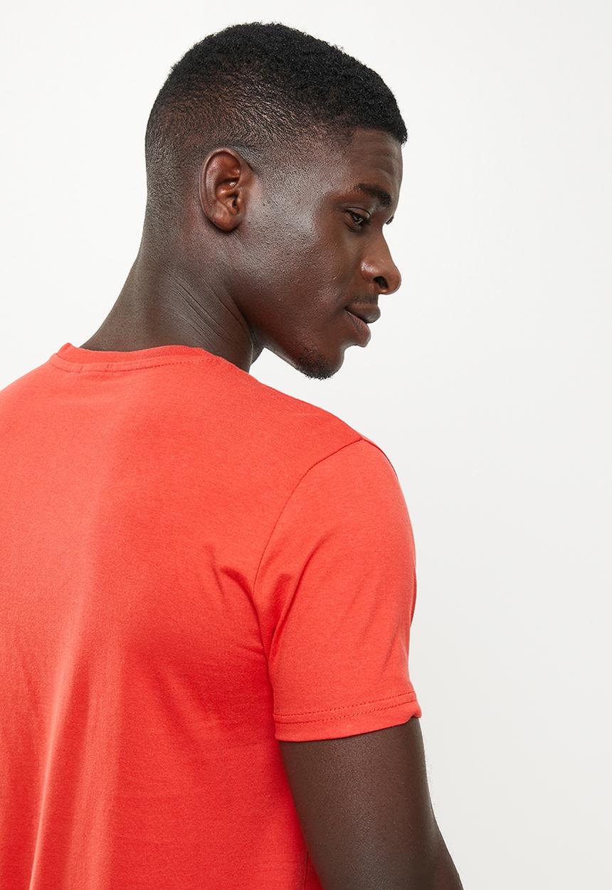 POLO - Men equestrian tee - red