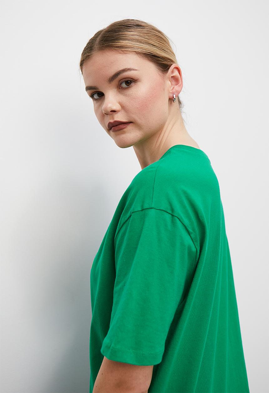 Blake - Graphic oversized tee - green