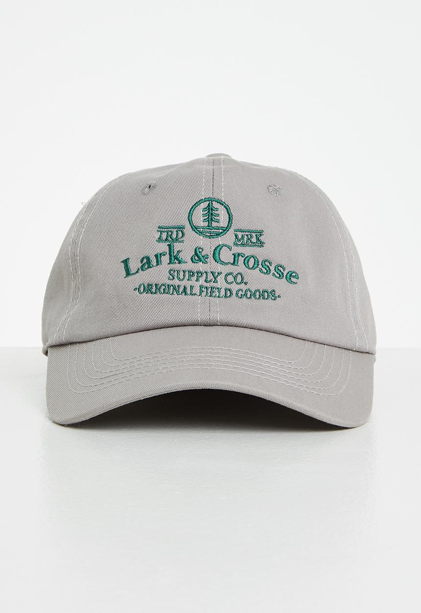 Lark & Crosse - Jason peak cap - grey