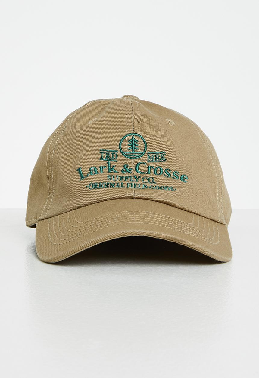 Lark & Crosse - Jason peak cap - khaki