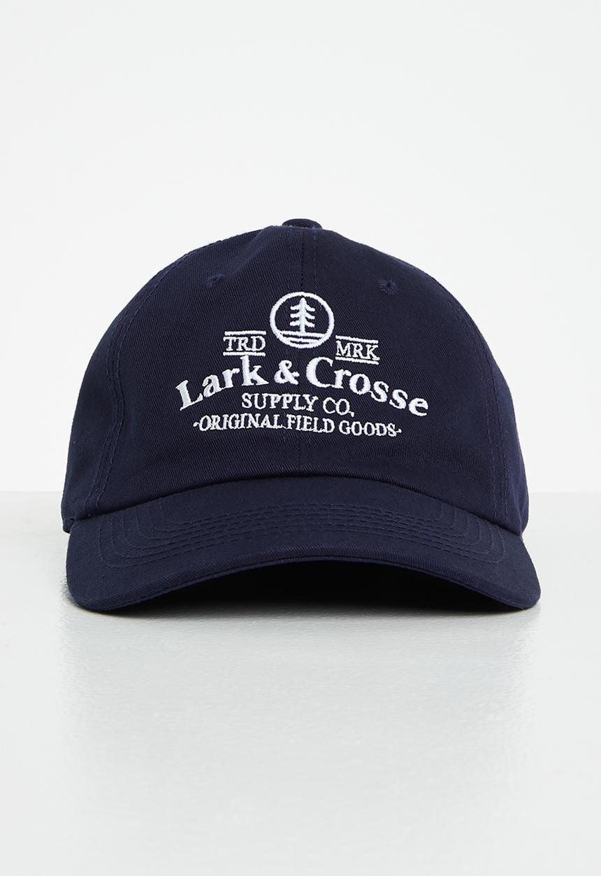 Lark & Crosse - Jason peak cap - navy