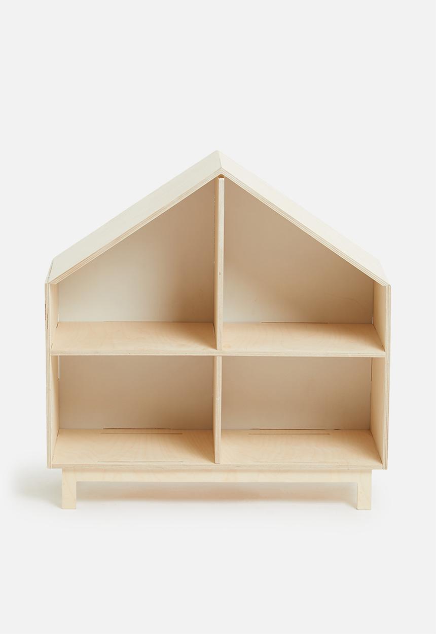 Native Decor - House storage shelf- Natural