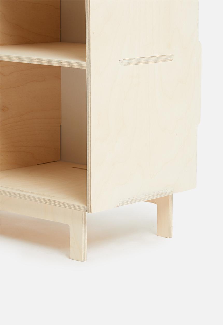 Native Decor - House storage shelf- Natural