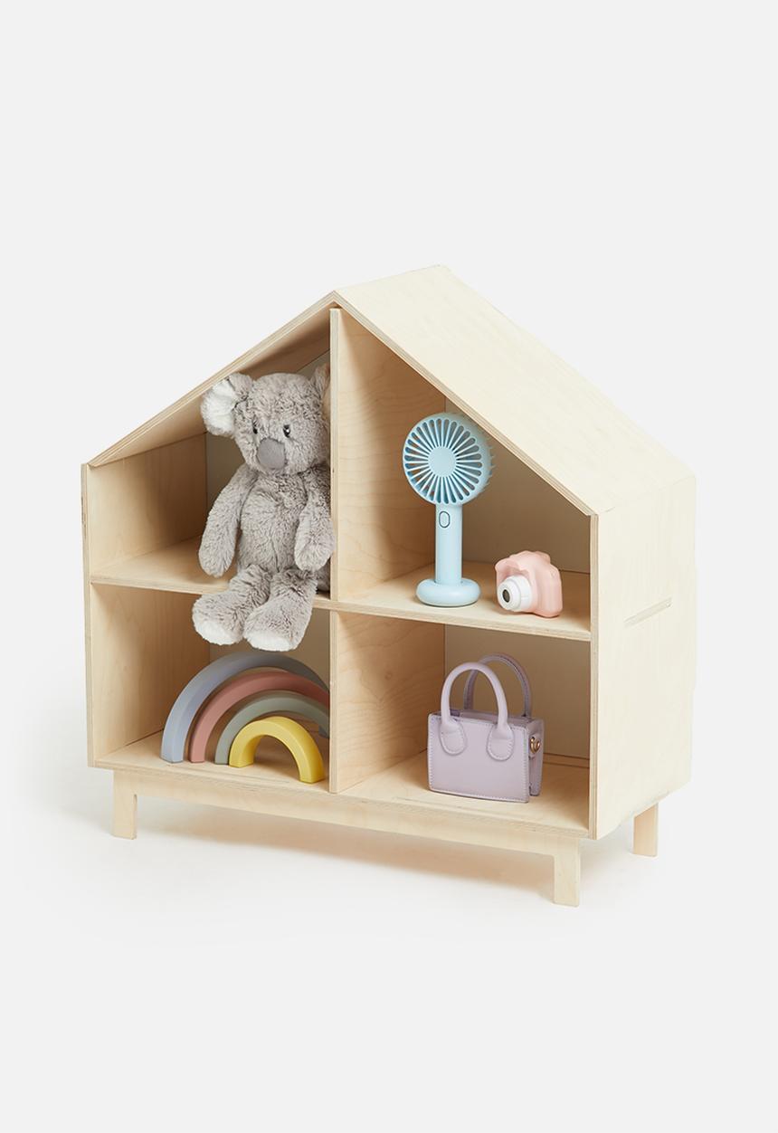 Native Decor - House storage shelf- Natural