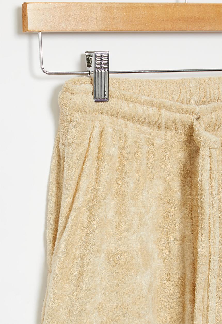 Superbalist - Terry fleece short with print - fawn