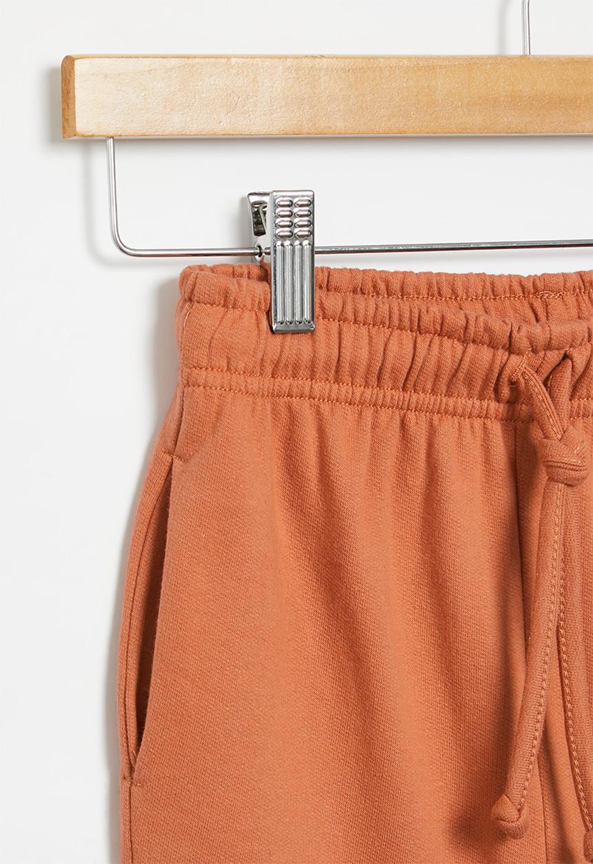 Superbalist - Printed sweat short - baked clay & rust