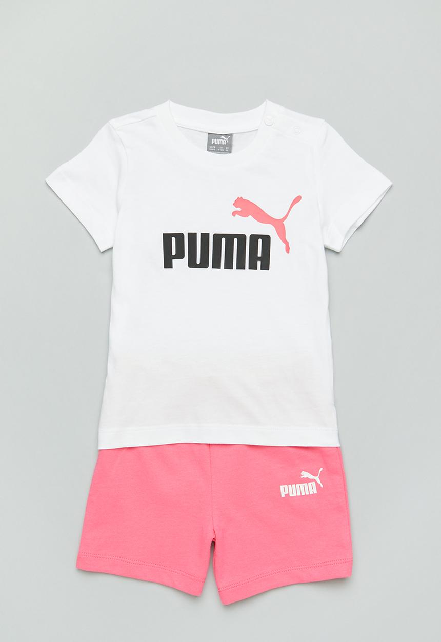 PUMA - Minicats tee & shorts set - sunset pink
