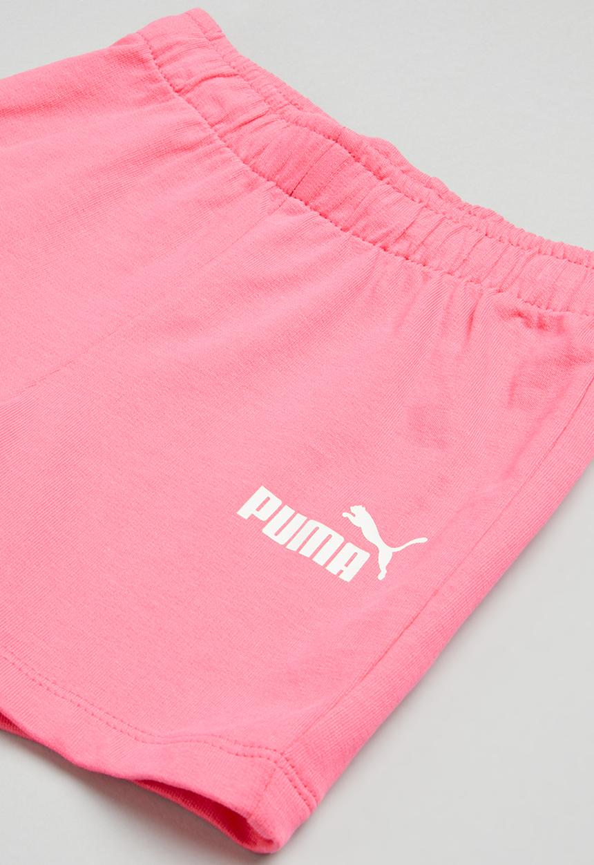 PUMA - Minicats tee & shorts set - sunset pink