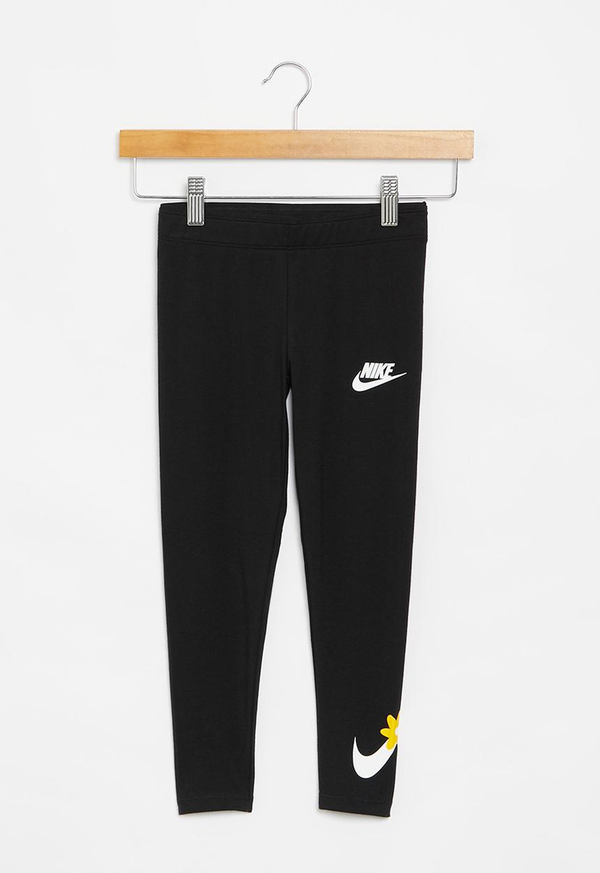Nike - Nike girls sport daisy legging - black