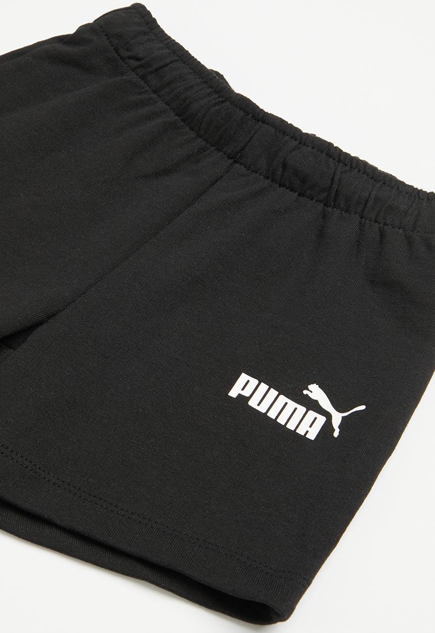 PUMA - Minicats tee & shorts set - lake blue & puma black