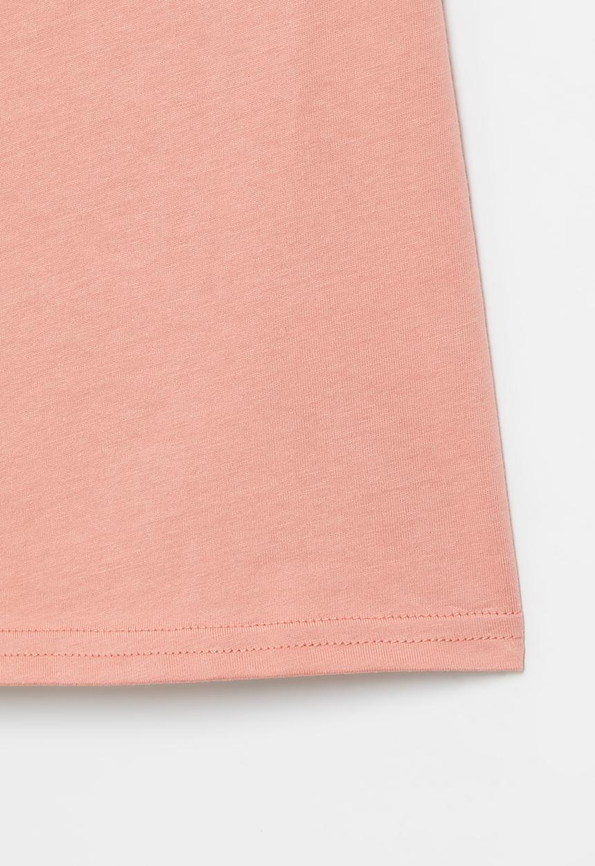 POLO - Girls embroidered short sleeve  tee - pink